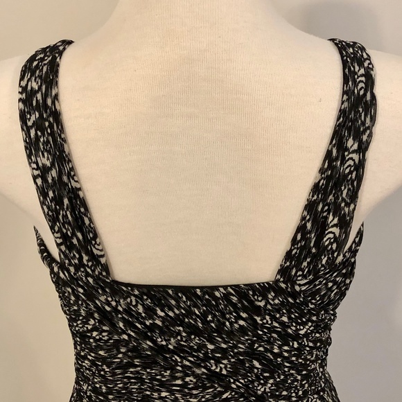 Armani Exchange Black/White Sweetheart Peplum Top - Picture 11 of 15